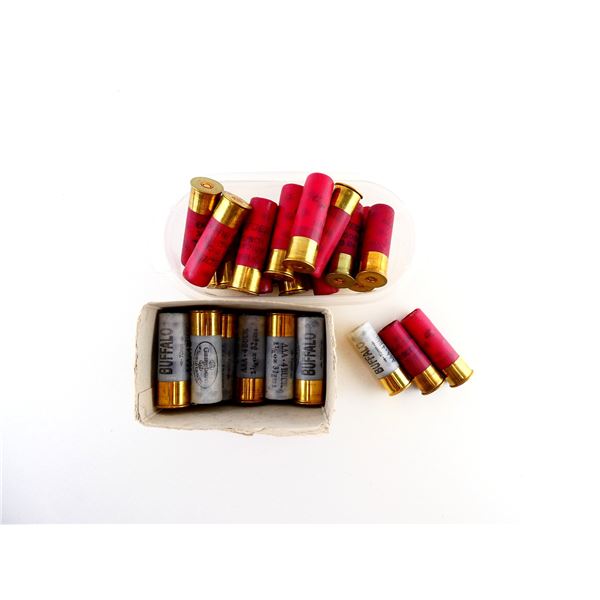 ASSORTED FEDERAL AND BUFFALO 12 GAUGE 2 3/4' / 3" SHOT SHELL AMMO LOT