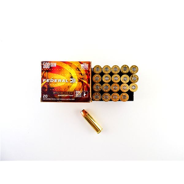 FEDERAL FUSION .500 S&W AMMO LOT
