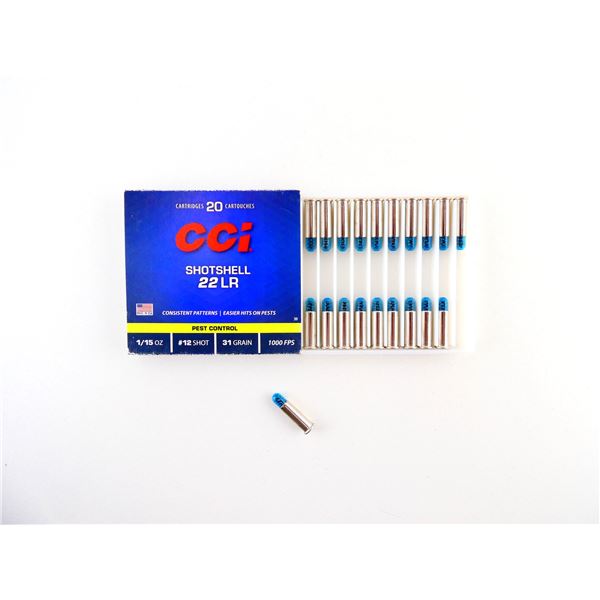 CCI .22 LR SHOTSHELL AMMO LOT