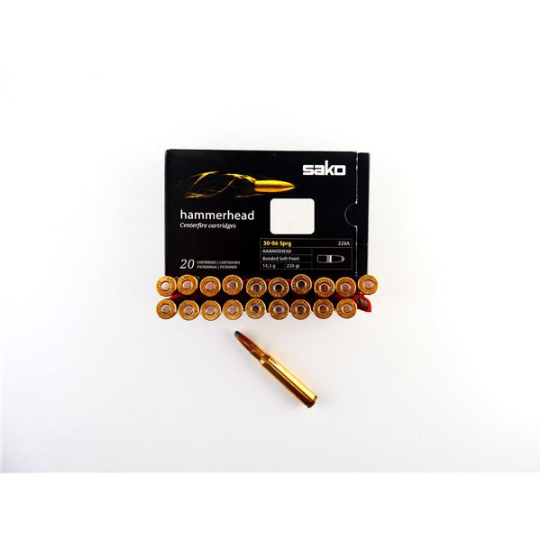 SAKO HAMMERHEAD .30-06 SPRG AMMO LOT