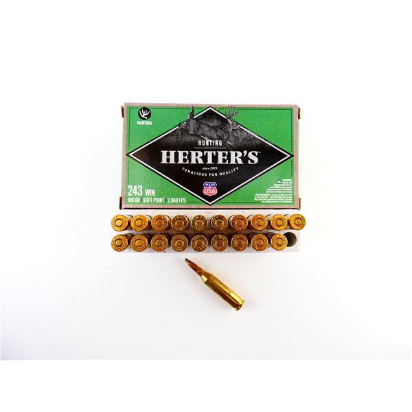 HERTER'S .243 WIN AMMO LOT