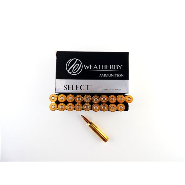 WEATHERBY SELECT .257 WBY MAG AMMO LOT