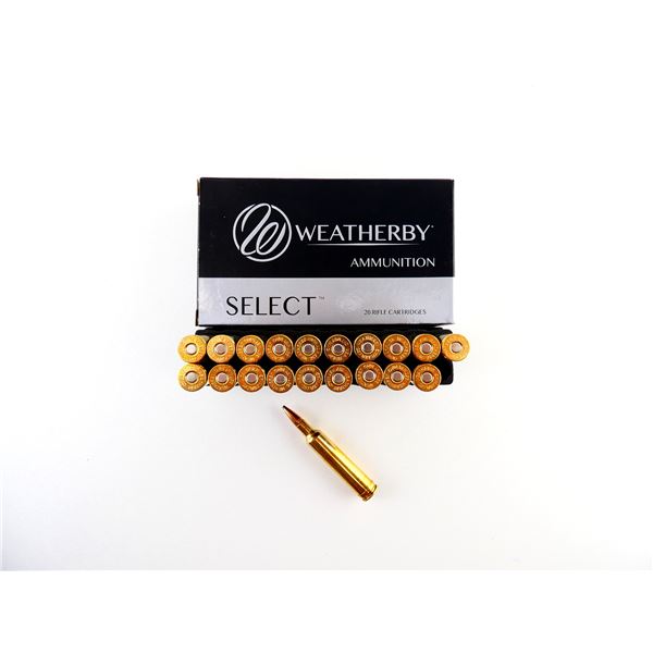 WEATHERBY SELECT .257 WBY MAG AMMO LOT