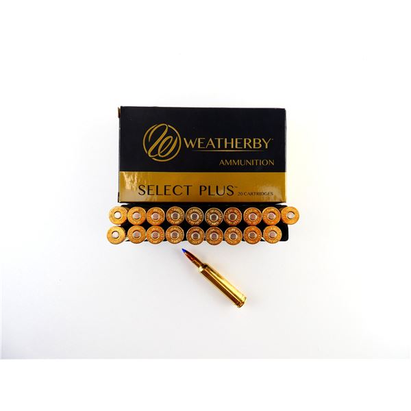 WEATHERBY SELECT PLUS .257 WBY MAG AMMO LOT