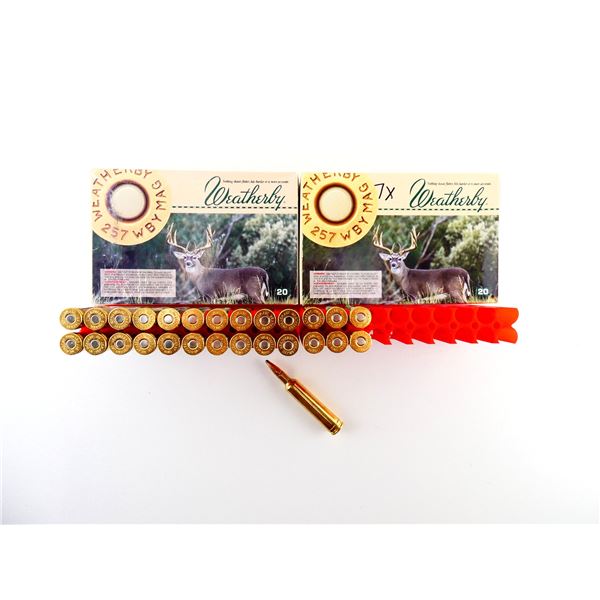 WEATHERBY .257 WBY MAG AMMO LOT