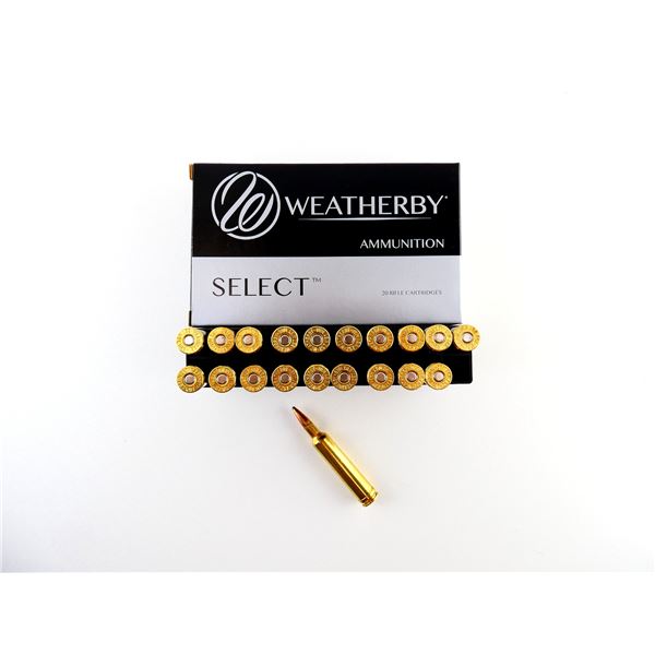 WEATHERBY SELECT PLUS .257 WBY MAG AMMO LOT