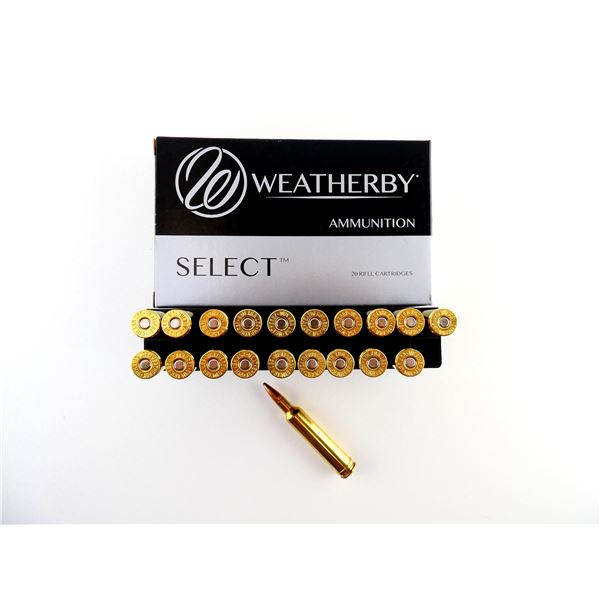 WEATHERBY SELECT PLUS .257 WBY MAG AMMO LOT