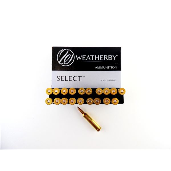 WEATHERBY SELECT PLUS .257 WBY MAG AMMO LOT