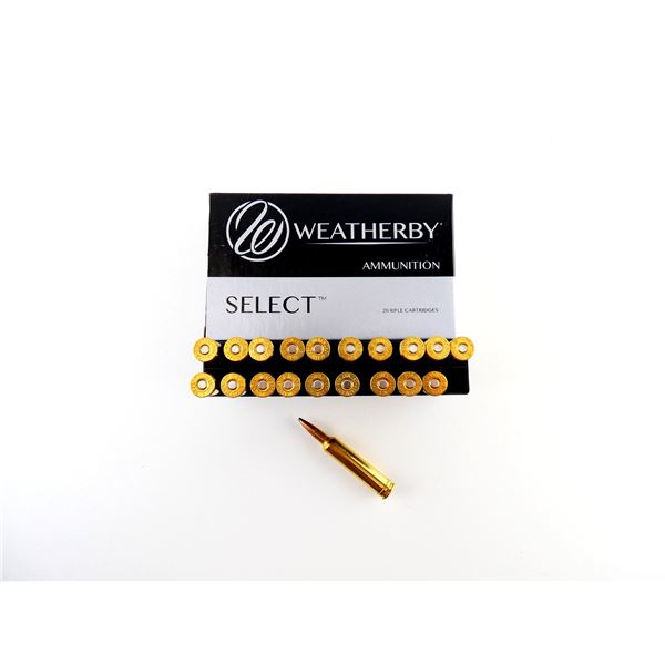 WEATHERBY SELECT PLUS .257 WBY MAG AMMO LOT