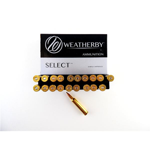WEATHERBY SELECT PLUS .257 WBY MAG AMMO LOT