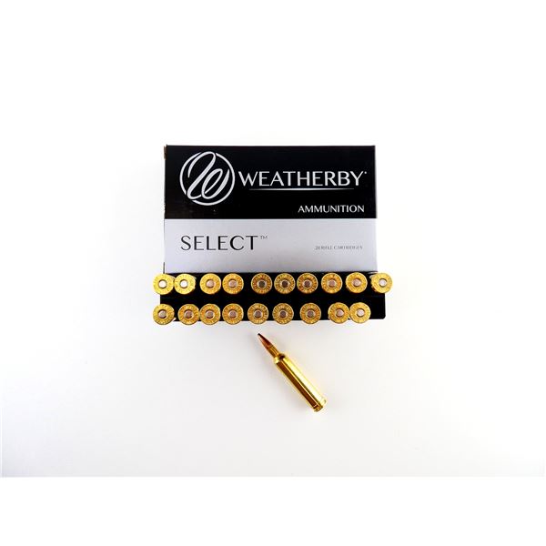 WEATHERBY SELECT PLUS .257 WBY MAG AMMO LOT