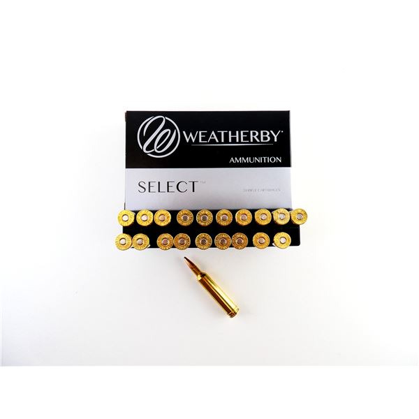WEATHERBY SELECT PLUS .257 WBY MAG AMMO LOT