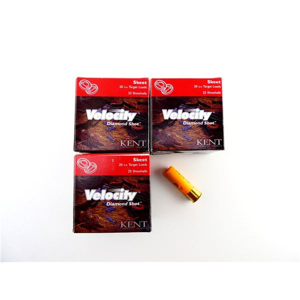 KENT 20 GAUGE 2 3/4" SHOT SHELL AMMO LOT