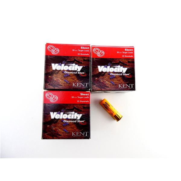 KENT 20 GAUGE 2 3/4" SHOT SHELL AMMO LOT