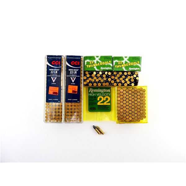 ASSORTED CCI AND REMINGTON .22 LR AMMO LOT