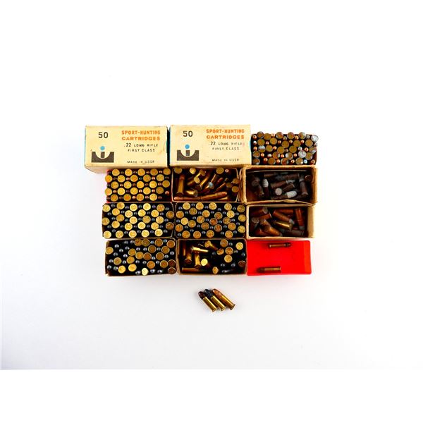 ASSORTED .22 SHORT / LONG AND LR AMMO LOT
