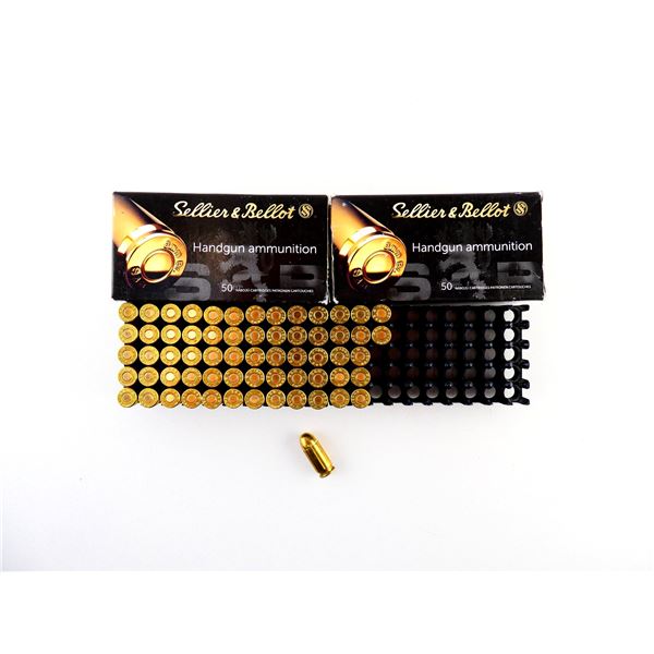 SELLIER & BELLOT 9MM BROWNING COURT / .380 AUTO AMMO LOT