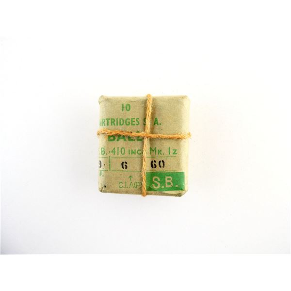 INDIA  MILITARY .410 GAUGE 2 1/2" BALL SHOT SHELL AMMO LOT