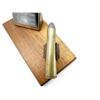 Image 2 : PRIMED KYNOCH .577 NITRO BRASS CASE ON A WOODEN TROPHY LOT