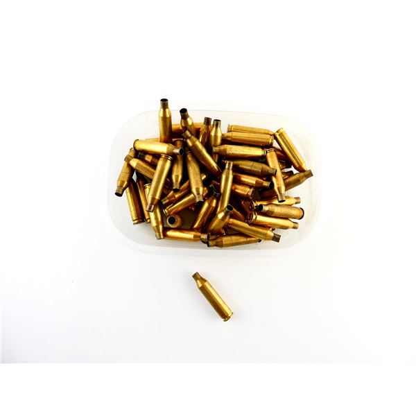PRIMED ASSORTED .243 WIN BRASS CASES LOT