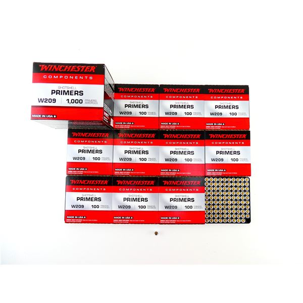 WINCHESTER NO. W209 SHOT SHELL PRIMERS LOT
