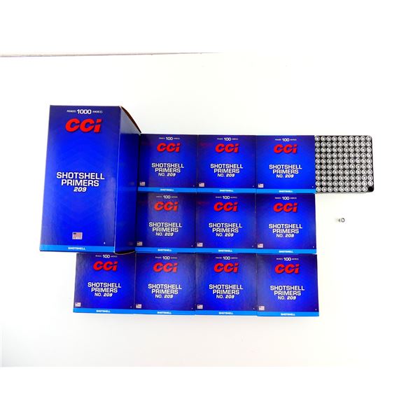 CCI NO. 209 SHOT SHELL PRIMERS LOT