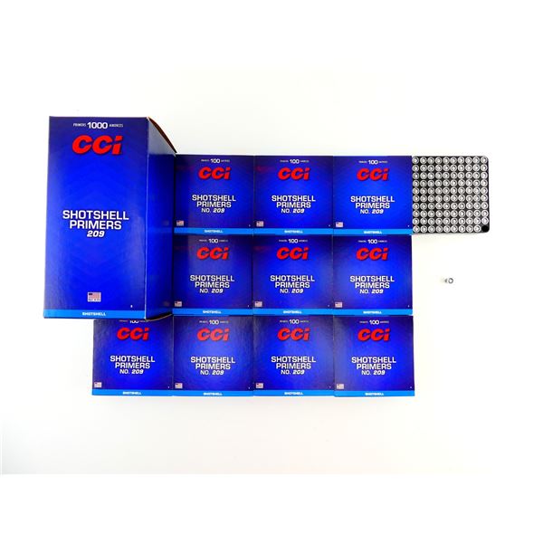 CCI NO. 209 SHOT SHELL PRIMERS LOT