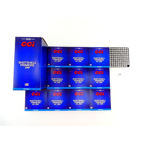 CCI NO. 209 SHOT SHELL PRIMERS LOT