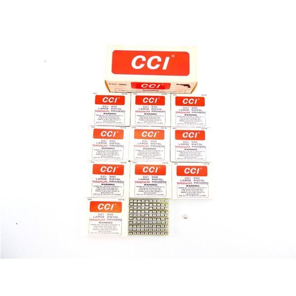 CCI 350 LARGE PISTOL MAGNUM PRIMERS LOT