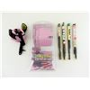 Image 1 : TRU-FIRE HURRICANE PINK SERIES HYBRID ARROW RELEASE AND ASSORTED BOW STRINGS LOT