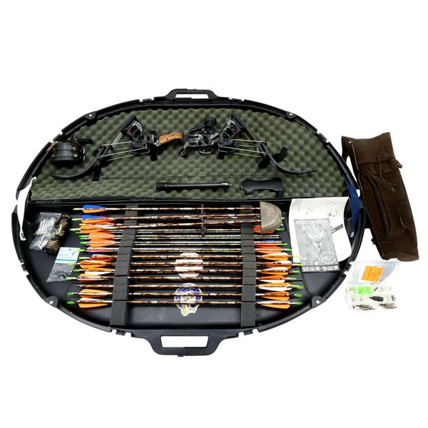 C.P. ONEIDA BLACK EAGLE RH HYBRID BOW LOT