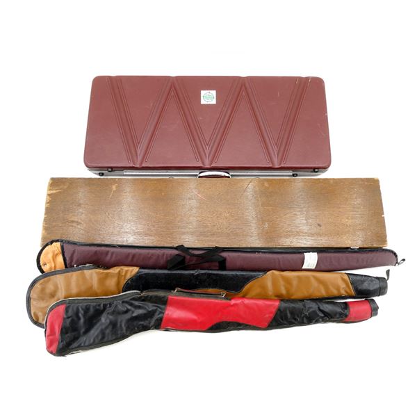 ASSORTED SOFT PADDED AND HARD PADDED RIFLE CASES LOT
