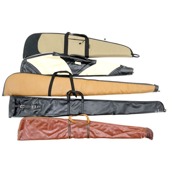 ASSORTED SOFT PADDED RIFLE CASES LOT