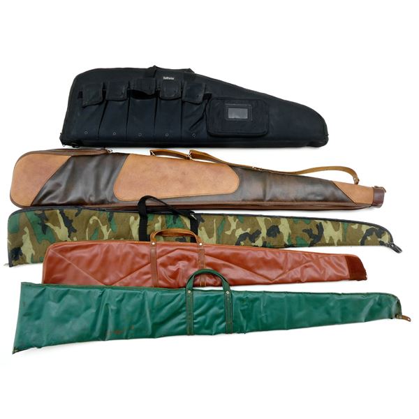 ASSORTED SOFT PADDED RIFLE CASES LOT