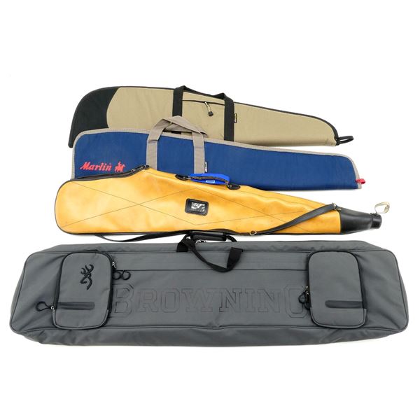 ASSORTED SOFT PADDED RIFLE CASES LOT
