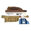 Image 1 : ASSORTED TAKEDOWN GUN CASES AND SOFT PADDED HAND GUN CASE LOT