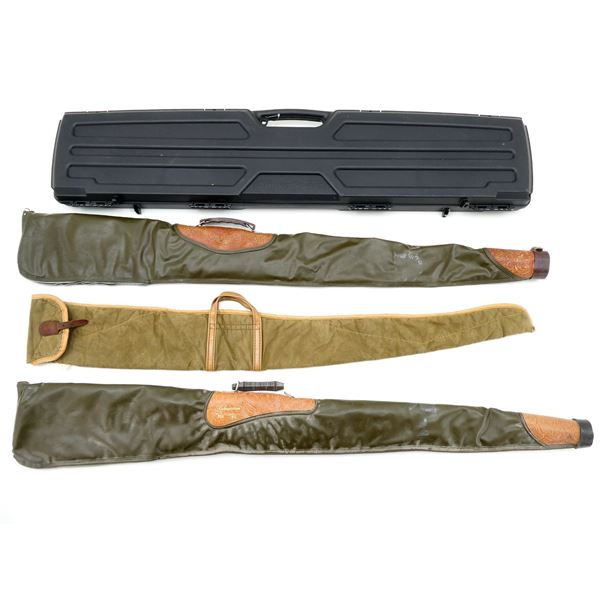 ASSORTED HARD PADDED AND SOFT PADDED RIFLE CASES LOT