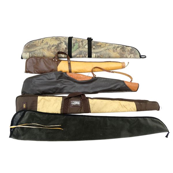 ASSORTED SOFT PADDED RIFLE CASES LOT
