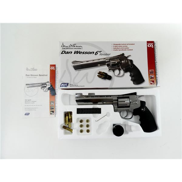 DAN WESSON 6" REVOLVER CO2 AIR PISTOL