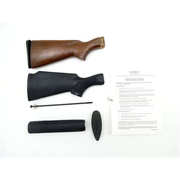 REMINGTON 870 SPEED FEED BUTT STOCK, FOREND & UNKNOWN BUTT STOCK LOT
