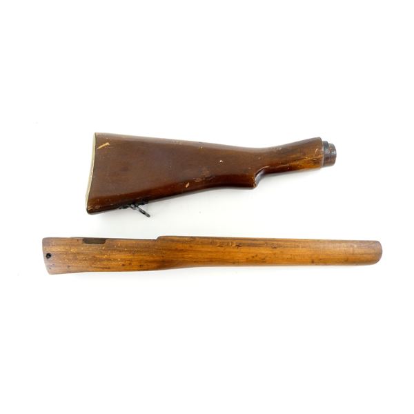 LEE ENFIELD NO 4 MK1 SPORTER BUTT STOCK & FOREND LOT