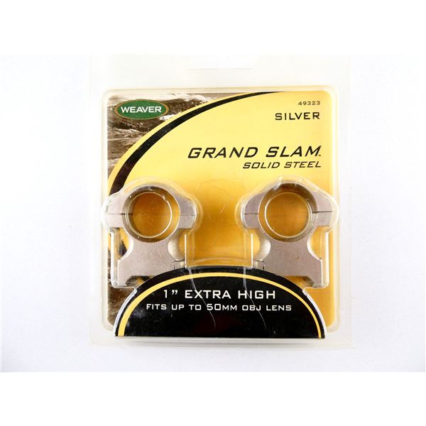 WEAVER GRAND SLAM 1" EXTRA HIGH SCOPE RINGS