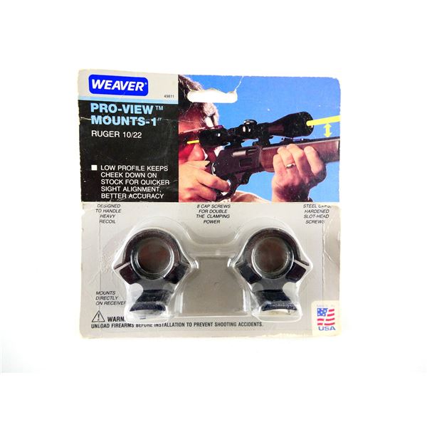 WEAVER PRO-VIEW MOUNTS-1"