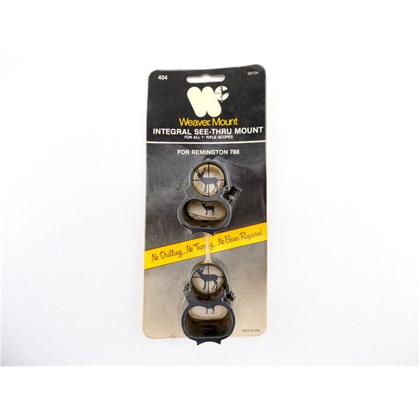 WEAVER MOUNT INTEGRAL SEE THRU MOUNT REMINGTON 788