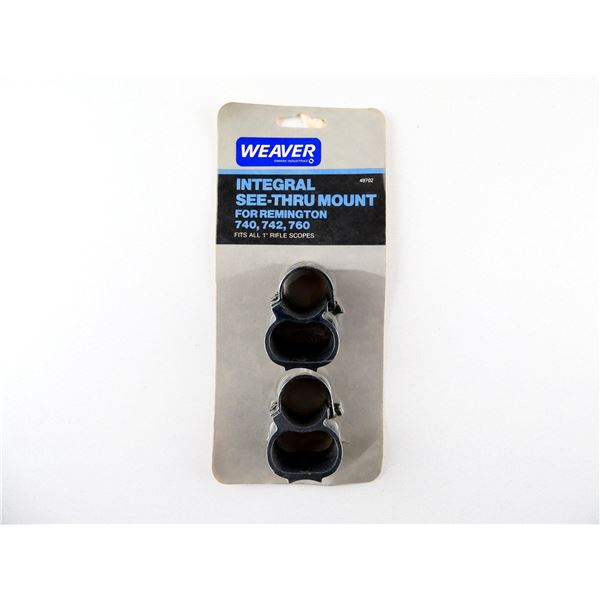 WEAVER INTEGRAL SEE-THRU MOUNT FOR REMINGTON 1"