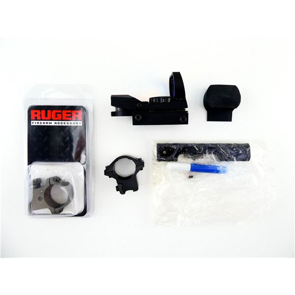 BROWNING RED DOT PARTS SCOPE & ASSORTED SCOPE PARTS LOT