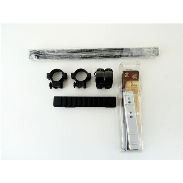 ASSORTED SCOPE RINGS & BASES LOT