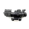 Image 2 : UNKNOWN 4X32 TACTICAL COMPACT SCOPE W/FIBER OPTIC SIGHT