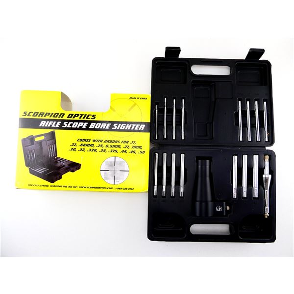 SCORPION OPTICS RIFLE SCOPE BORE SIGHTER 16PC SET