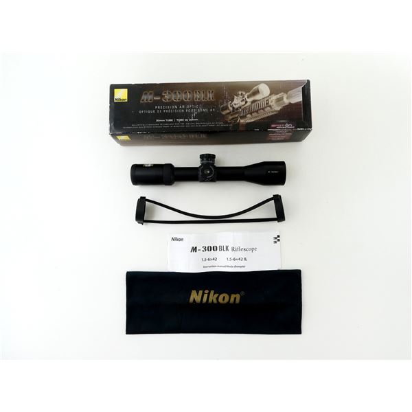 NIKON M-300 1.5-6X42 MATTE BDC SS SCOPE